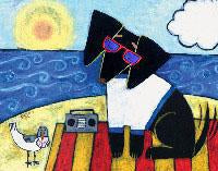 Beach Dog Tote