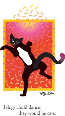 Dancing Cat Tote