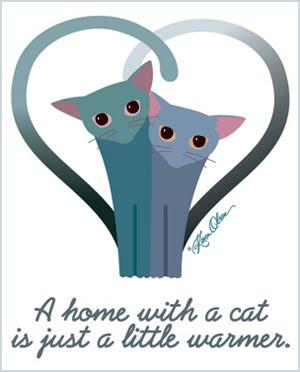A Home With A Cat (Tees, Sweatshirts)