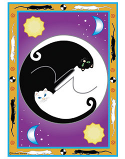 Kitty Yin Yang (Tees, Sweatshirts)