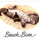 Cat Corner-Kitten in the Sand (Tees, Sweatshirts)