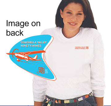 NINETY-NINES Two-Sided Logo Long Sleeve Unisex Tee