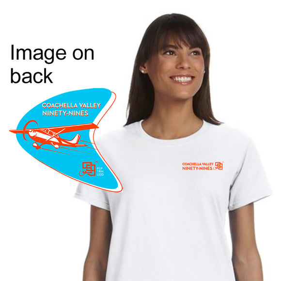 NINETY-NINES Two-Sided Logo Women's Tee