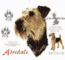 Airedale Dog History Tote