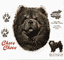 Chow Chow (Black) Dog History Tote