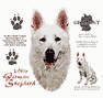 German Shepherd (White) Dog History Tote