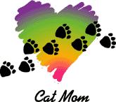 Cat Mom, Paw Prints Tote