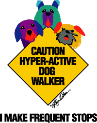Hyperactive Dog Walker Canvas Tote