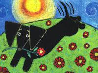 Flower Dog (Tees, Sweatshirts)