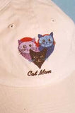 Cat Mom Embroidered Hat