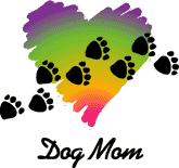 Dog Mom, Paw Prints Tote