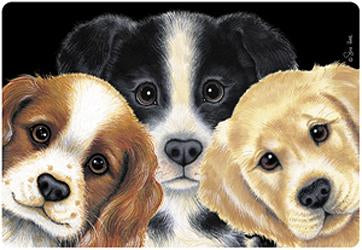 Peeping Puppies Placemat