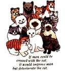 Cat Corner-Mark Twain Cats (Tees, Sweatshirts)