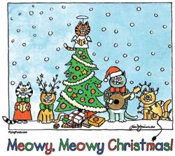 Meowy, Meowy Christmas Tote