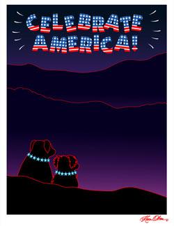 PatriotiKritters Celebrate America-Dogs (Tees, Sweatshirts)