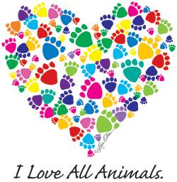 I Love All Animals Tote