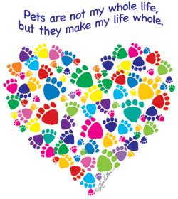 Pets Make My Life Whole Tote