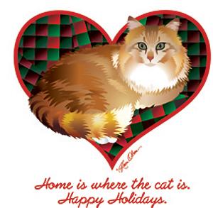 Christmas Tabby (Tees, Sweatshirts)