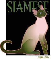 Siamese Cat Canvas Tote