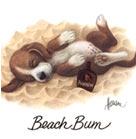 Pup in Sand