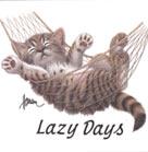 Cat Corner-Lazy Days (Kitten) (Tees, Sweatshirts)