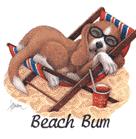Beach Bum (Pup in Chair)